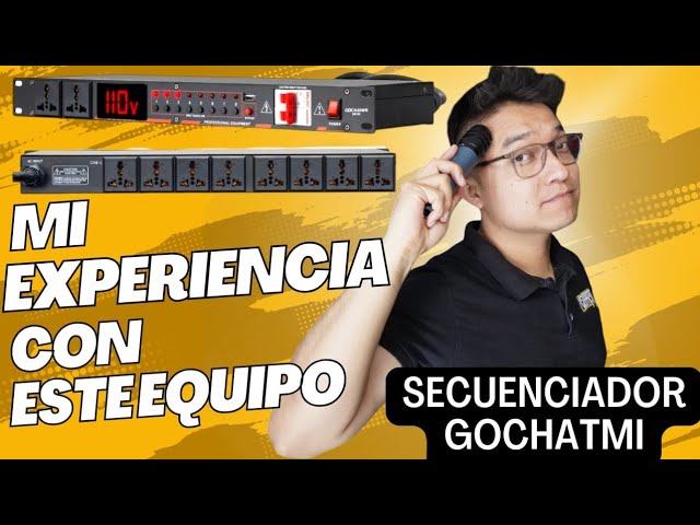 Vídeo relacionado con TIKATARER Acondicionador de Secuenciador de Potencia de 10 Salidas, Controlador de Fuente de Alimentación para Equipos de Audio y Video Profesional con Pantalla Digital Clara para Configuración de