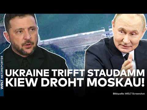 PUTINS KRIEG: Brisanter Treffer! Ukraine feuert auf Staudamm in Russland! Weitere Gebiete im Visier
