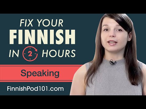 2 Hours of Finnish - Fix Your Finnish Speaking Skills