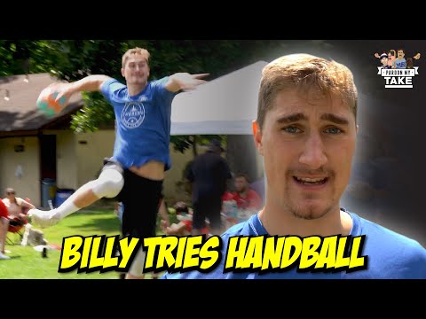 Billy Football Tries Handball to See How Hard it REALLY is