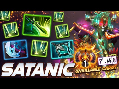 Satanic Medusa Top 1 Unkillable Carry - Dota 2 Pro Gameplay [Watch & Learn]