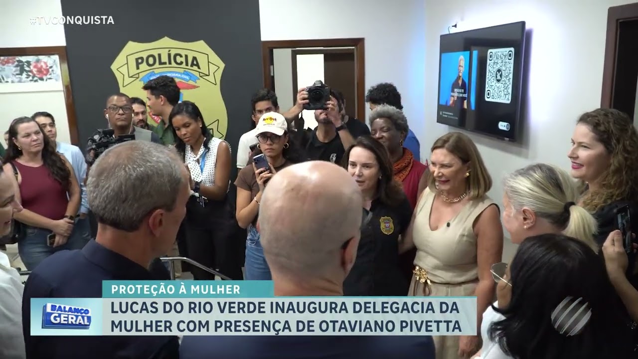 Lucas do Rio Verde inaugura Delegacia da Mulher com presença de Otaviano Pivetta
