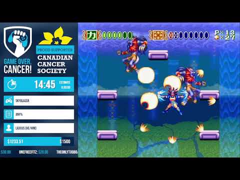 Game Over, Cancer! 2022 [F] - Skyblazer (Any%) [Laxxus] 27:39