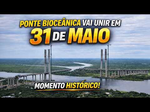 Ponte da Rota Bioceânica vai unir Brasil e Paraguai em 31e marcar um momento histórico na Rota Bioce