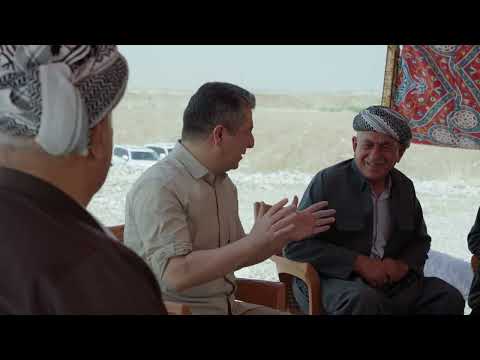 بەڤیدیۆ.. گفتوگۆی سەرۆکوەزیران مەسرور بارزانی لەگەڵ جووتیارانی دەشتی زرارەتی Masrour Barzani
