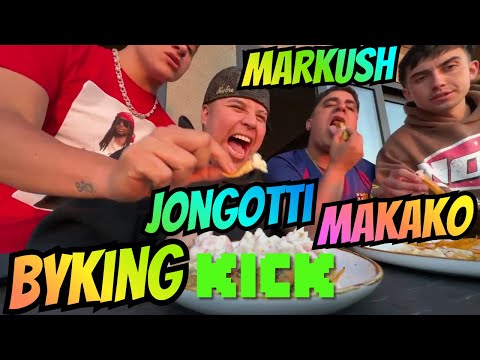 MARKUSH BYKING y JONGOTTII SE PONEN LOCOS COMIENDO SUSHI EN LA PLAYA CON MAKAKO 🔥 IRL LOCURA