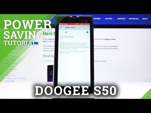 How to Enable Power Saving Mode in DOOGEE S50 – Extend Battery Life