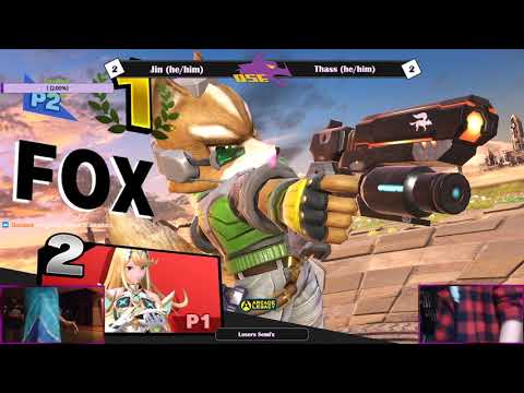 Jin (Mythra&Pyra) vs Thass (Fox) Shield Break Link Losers Semi's