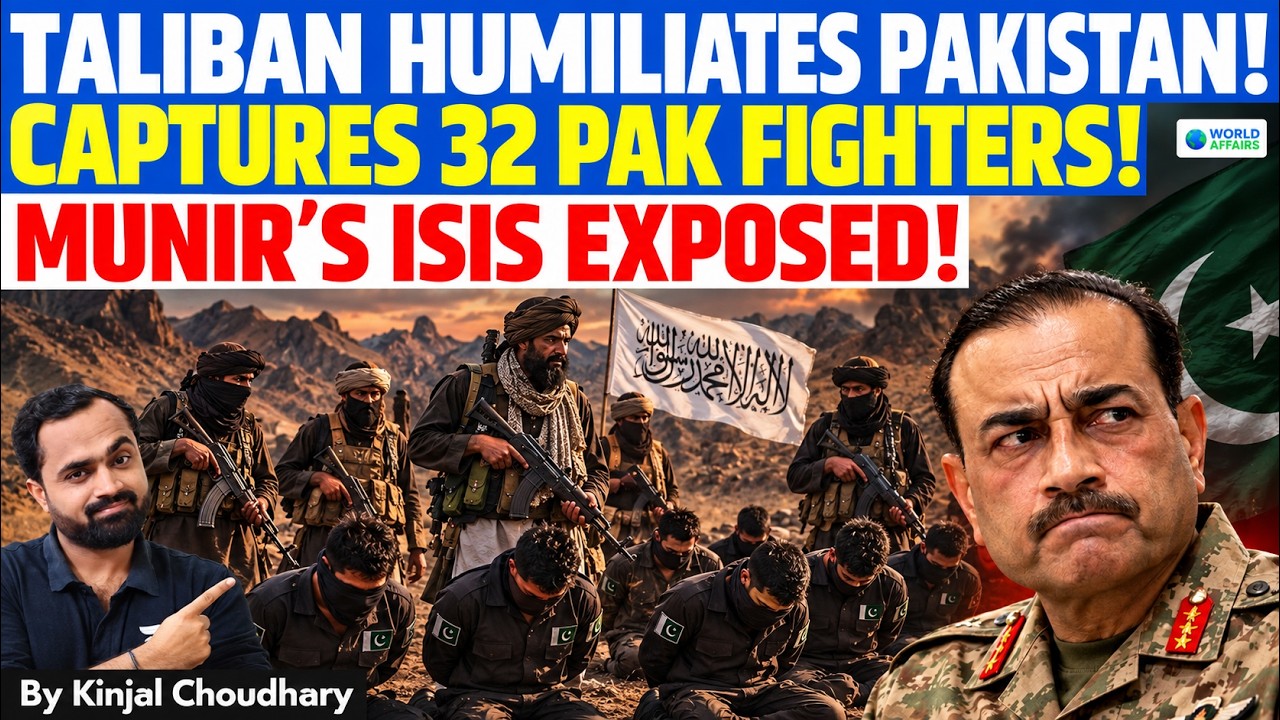PAKISTAN'S 32 ISIS MEN CAUGHT ALIVE | Taliban Expose ISI Proxy War, Kabul Now Echoes India | Kinjal