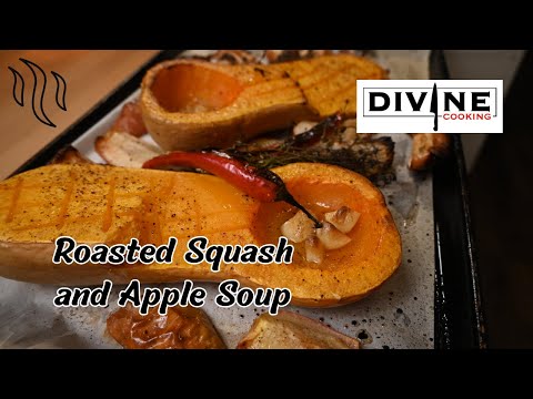 Spicy Roasted Squash and Apple Soup that will have your tastebuds and your body saying thank you!☺️