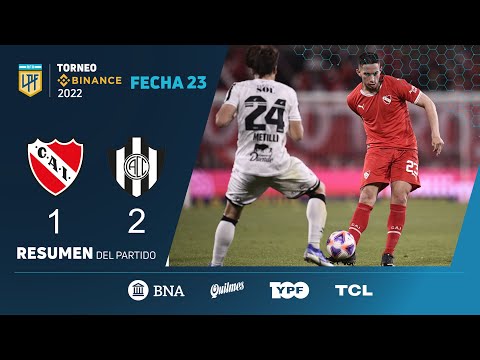 #TorneoBinance | Fecha 23 | resumen de Independiente - Central Córdoba