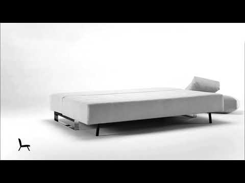 Supremax Deluxe Excess Lounger Fabric Sofa Bed by Innovation Living Furniture