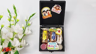 Raksha bandhan Rakhi Hamper in a wooden trunk | JK Arts 1894