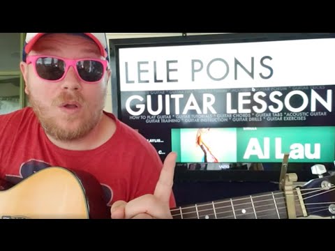 How To Play Al Lau Guitar Lele Pons // easy guitar tutorial beginner lesson easy chords