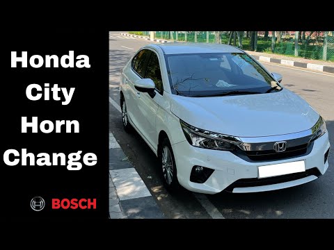 Changing horn of New Honda City | Bosch F002H10028 Symphony Horn  Trumpet Horn