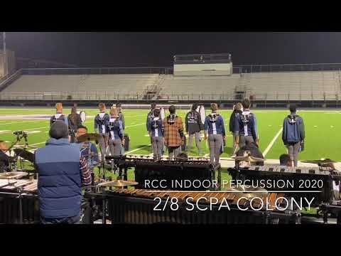 RCC Indoor Percussion 2020 - Full Ensemble Run - 2/8 SCPA Colony