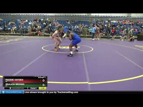 165 Lbs Round 2 - Maddie Hayden, MI Vs BraiJon Brooks, KY F65c