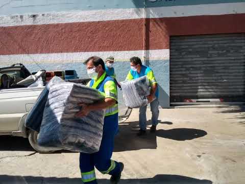 Sabesp faz doações de cobertores para a promoção Social de Juquitiba.