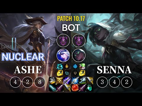DWG Nuclear Ashe vs Senna Bot - KR Patch 10.17