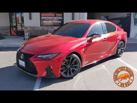 2021 Lexus is350 window tint   nano ceramic DUB-IR