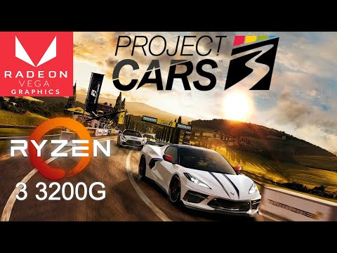 Project CARS 3 PC Ryzen 3 3200G Vega 8 (High Settings) Gameplay 720p