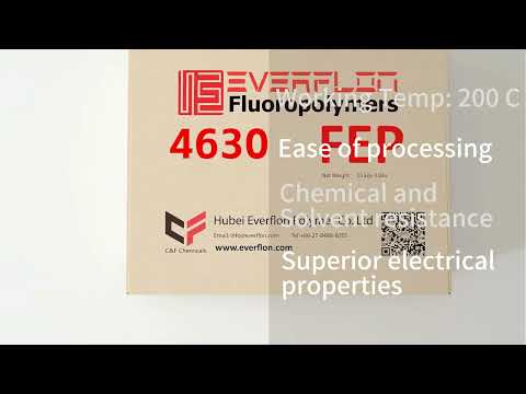 Everflon™ フッ素樹脂 FEP バージン高速押出ペレット 4630｜PFA｜FEP｜ETFE｜PTFE｜Fluoropolymer｜cable｜tubing｜fluoroplastic
