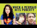 WHEN A MERMAID HITS PUBERTY CarryMinati Reaction Nakhrewali Mona