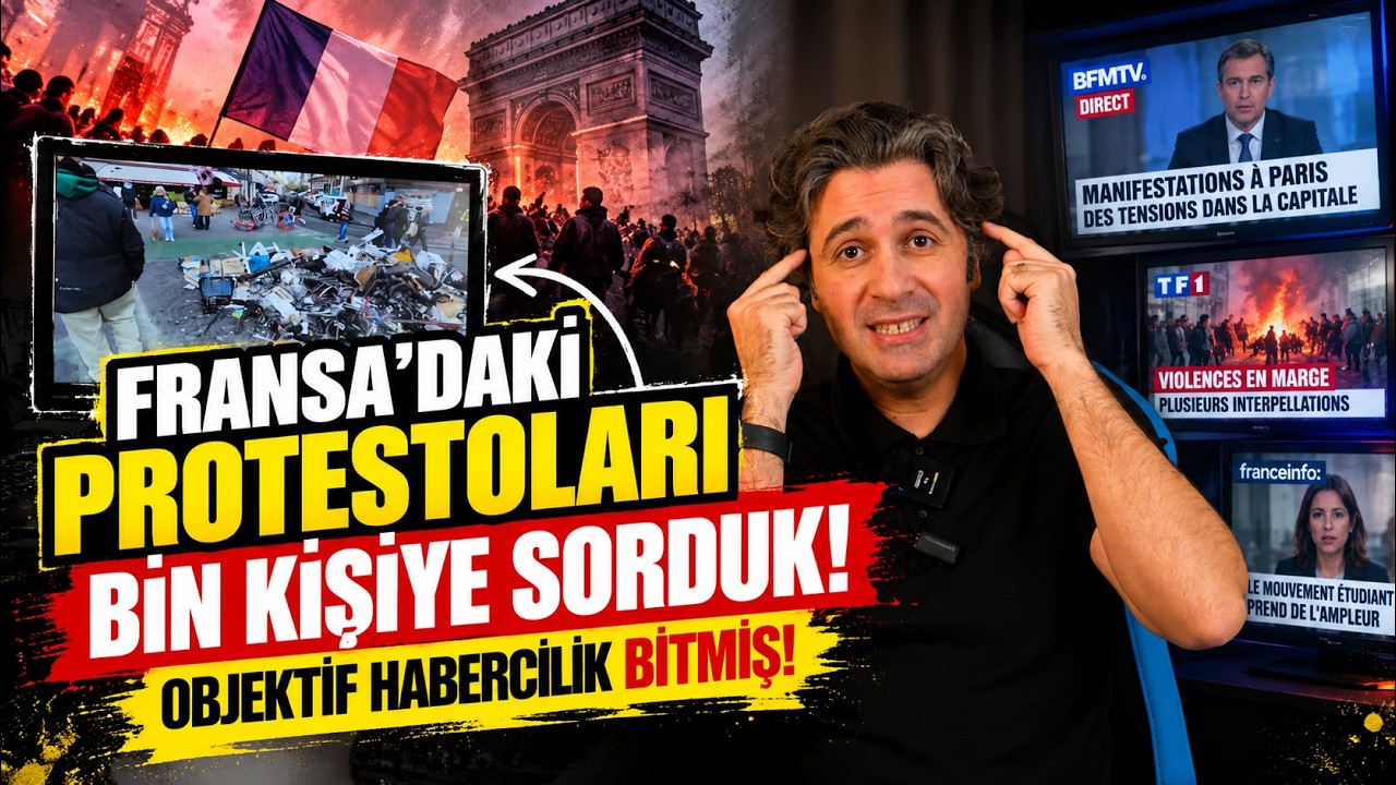FRANSA'DA 1000 KİŞİYE SORDUK! 🗣️ | Medya Bizi Nasıl Kandırıyor?