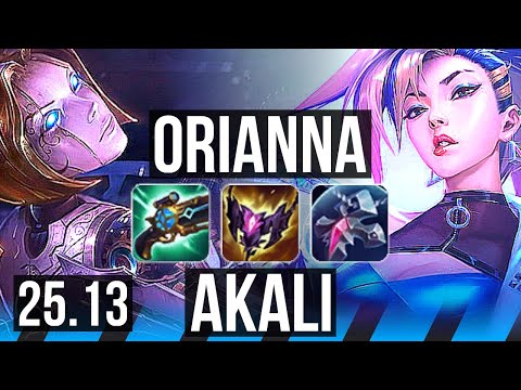 ORIANNA vs AKALI (MID) | 12/2/16, Godlike | EUW Diamond | 25.13