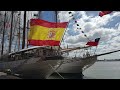 Miniature vidéo Bootsmodell: Juan Sebastián Elcano (Kunststoff und Holz)