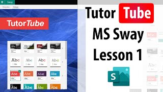 MS Sway Tutorial - Lesson 1 - Singing in Web Based Sway