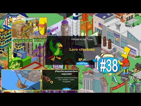 Los Simpson Springfield "Tostadora viajera,Cap. 38-Loro chistoso, Mascarón sirena y Plancha 22" Tony
