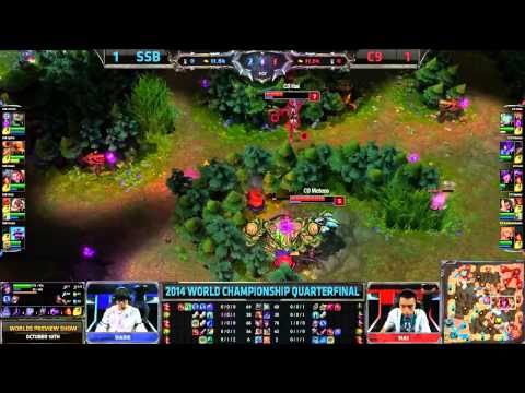 (04.10.2014) SSB vs C9 G2 | Samsung Blue vs Cloud 9 G2 | LoL World Championship 2014