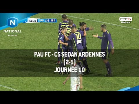 J10 : Pau FC - CS Sedan Ardennes (2-1), le résumé