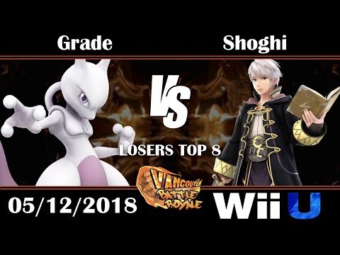 VBR Smash 4 Singles: Losers Top 8 - Grade (Mewtwo) vs Shoghi (Robin)