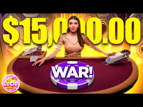 GOING TO WAR WITH $15,000 ON VIP BLACKJACK!