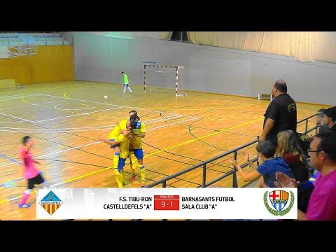 F.S. TIBU-RON CASTELLDEFELS "A" 9 - 1 BARNASANTS FUTBOL SALA CLUB "A"