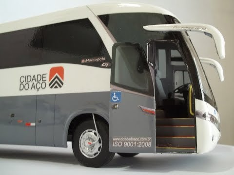 Dashboard and Bus Miniature Door Opening