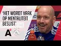Ten Hag over de topper, de Neres-vervanging en transfergeruchten