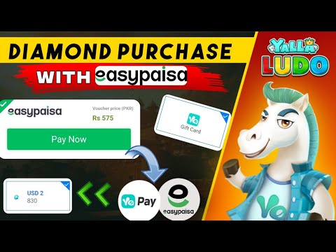 How To Purchase Yalla Ludo Diamonds With Easypaisa In Pakistan | Yalla Ludo Diamonds Purchase |