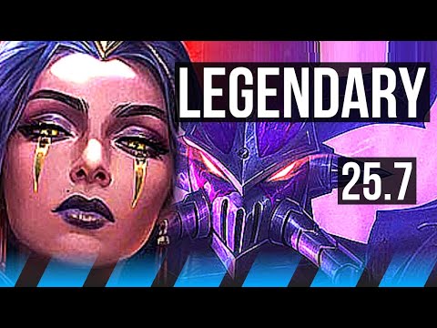LEBLANC vs KASSADIN (MID) | 16/3/13, 45k DMG, Legendary | EUW Master | 25.7