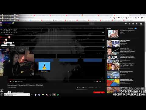 xQc reacts to average IQ of each country w/ non scuffed chat