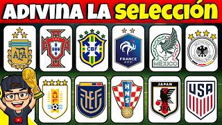 ¡Solo El 1% Reconoce Las 48 SELECCIONES😱Que Jugarán El MUNDIAL 2026!🏆⚽Adivina La Selección⚽❤️