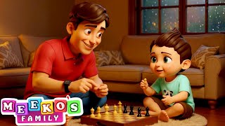 I Love My Daddy Song - Daddy Takes Care Of Me | Family Fun Time | Meeko's Family Kids Songs