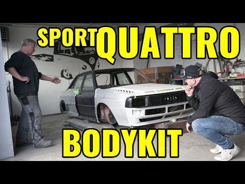 Erste Anbauversuche / Sport Quattro Bodykit