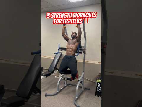 3 Strength Workouts For FIGHTERS 🥊 #shorts #boxing #share #mma #selfdefense #learning #tips #tricks