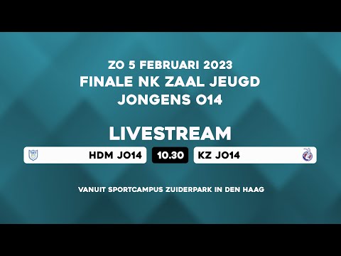 LIVE –NK Jeugd Zaal – Finale JO14
