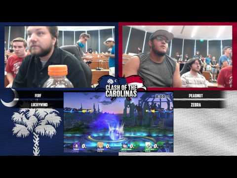 Clash of the Carolinas - Ferf/Luckywind vs Peabnut/Zebra - Smash 4 Doubles Winners Semis
