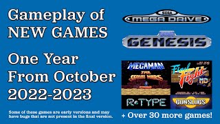 Gameplay of New Mega Drive/Genesis Games from October 2022 to 2023
