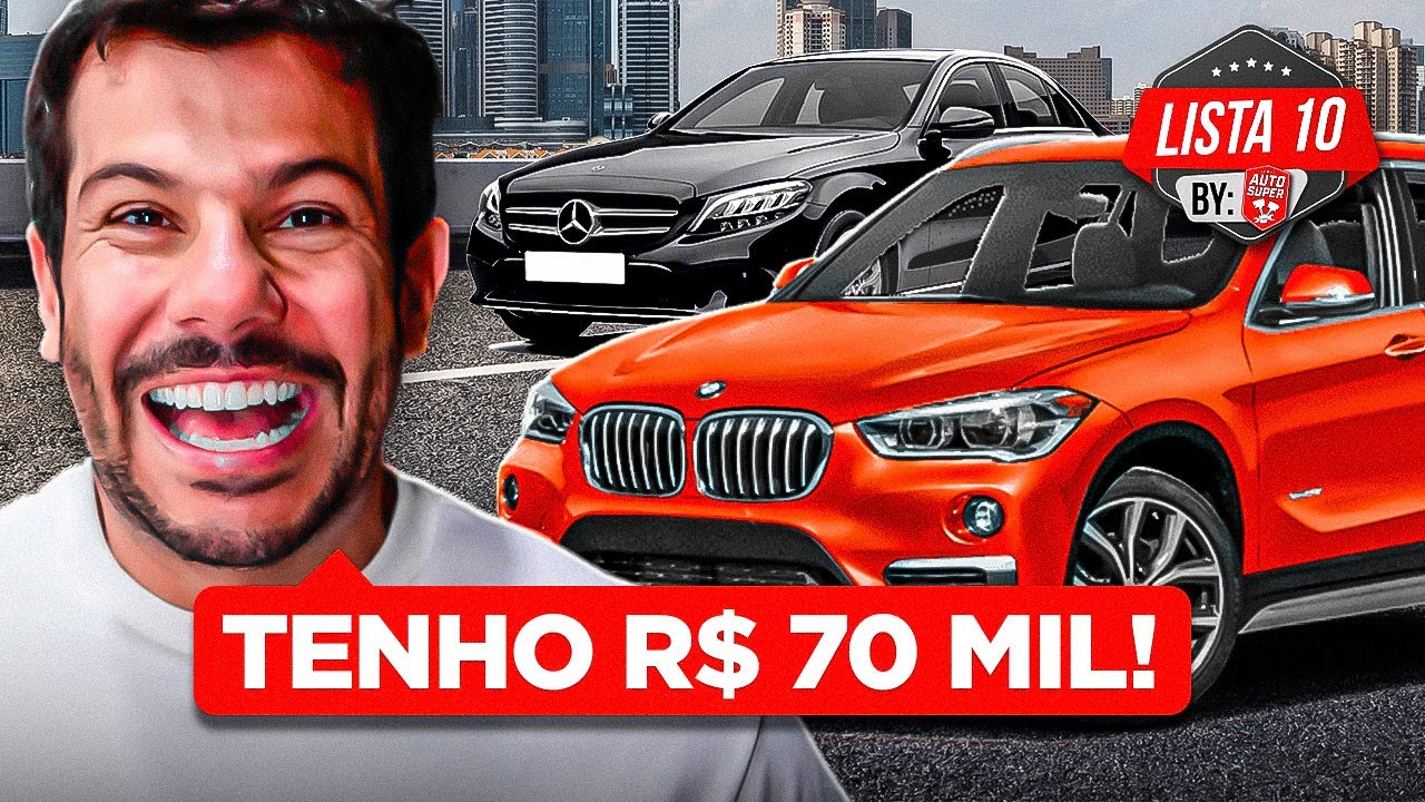 10 CARROS MAIS PROCURADOS PARA COMPRAR ATÉ R$70.000